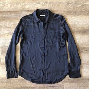 Equipment silk button up